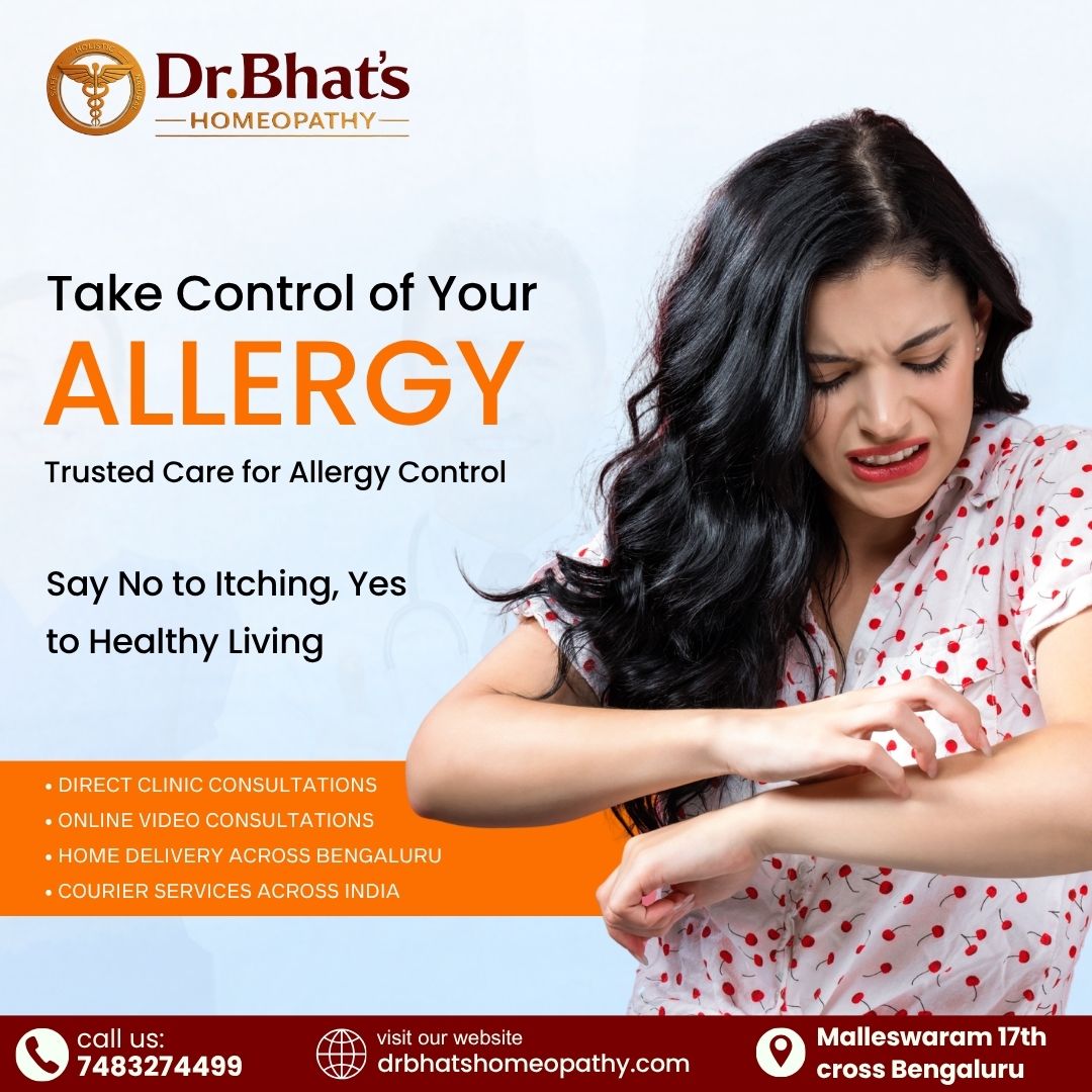 Homeopathic allergy treatment in Bengaluru at Dr. Bhat's Homeopathy